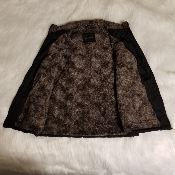 SOLD ON MERCARI! 2/$24 NWOT BLACK VEST WITH FAUX BROWN FUR LINING! - Picture 12 of 12